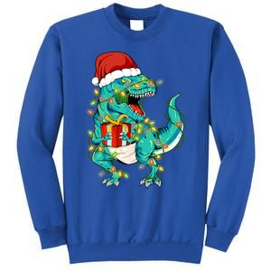 Dinosaur Trex Tree Christmas Sweater Xmas Pet Dino Trex Meaningful Gift Sweatshirt