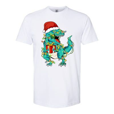 Dinosaur Trex Tree Christmas Sweater Xmas Pet Dino Trex Meaningful Gift Softstyle® CVC T-Shirt