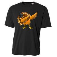 Dabbing Turkey Thanksgiving Turkey Day Cooling Performance Crew T-Shirt