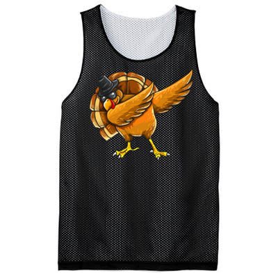 Dabbing Turkey Thanksgiving Turkey Day Mesh Reversible Basketball Jersey Tank