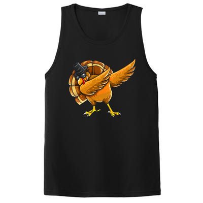 Dabbing Turkey Thanksgiving Turkey Day PosiCharge Competitor Tank