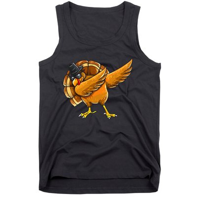 Dabbing Turkey Thanksgiving Turkey Day Tank Top