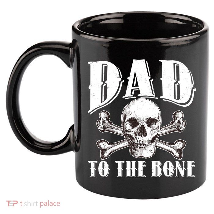 Dad To The Bone 11oz C Handle Ceramic Mug