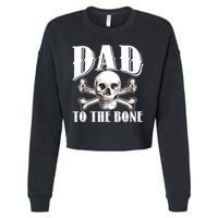 Dad To The Bone Cropped Pullover Crew