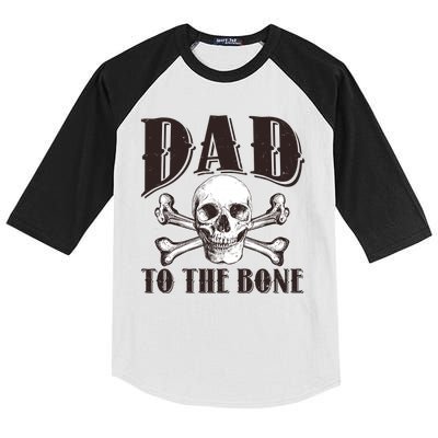 Dad To The Bone Kids Colorblock Raglan Jersey
