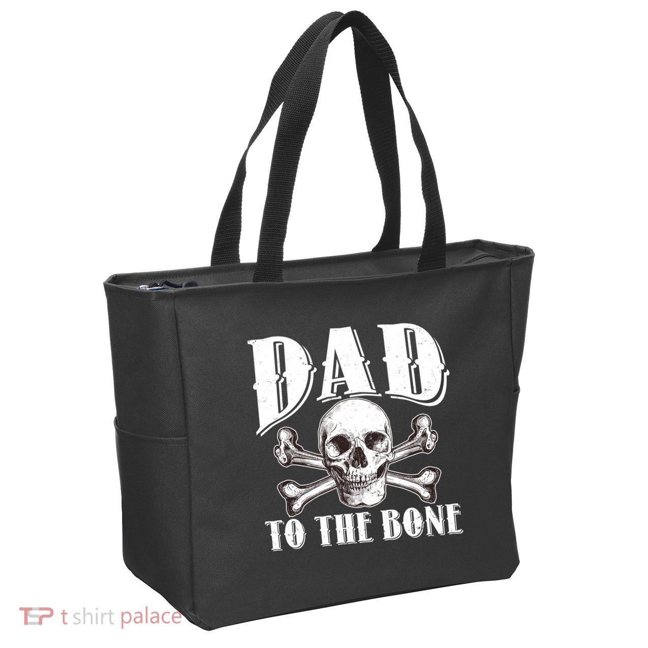 Dad To The Bone Zip Tote Bag