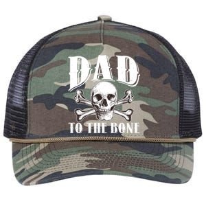 Dad To The Bone Retro Rope Trucker Hat Cap