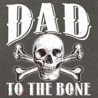 Dad To The Bone Cotton Canvas Backpack