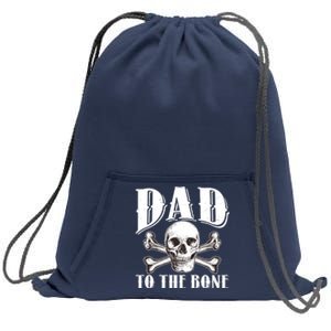 Dad To The Bone Sweatshirt Cinch Pack Bag