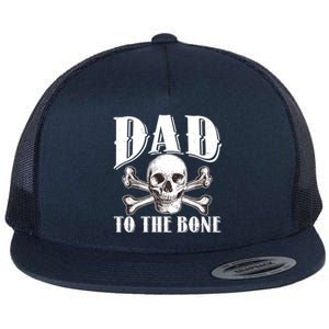 Dad To The Bone Flat Bill Trucker Hat