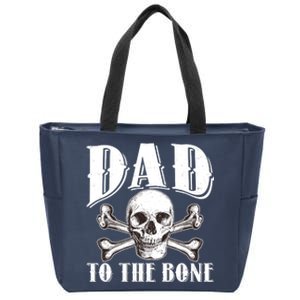 Dad To The Bone Zip Tote Bag