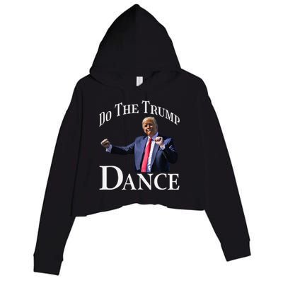 Do The Trump Dance Shuffle Political Humor Trump Dancing Crop Fleece Hoodie