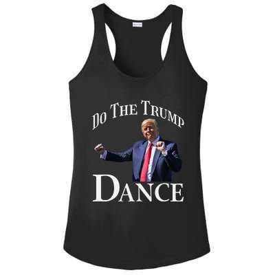 Do The Trump Dance Shuffle Political Humor Trump Dancing Ladies PosiCharge Competitor Racerback Tank