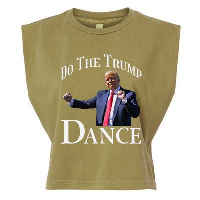 Do The Trump Dance Shuffle Political Humor Trump Dancing Garment-Dyed Women's Muscle Tee