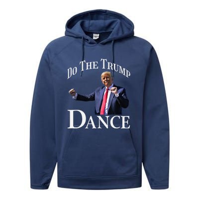 Do The Trump Dance Shuffle Political Humor Trump Dancing Performance Fleece Hoodie