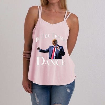 Do The Trump Dance Shuffle Political Humor Trump Dancing Women's Strappy Tank