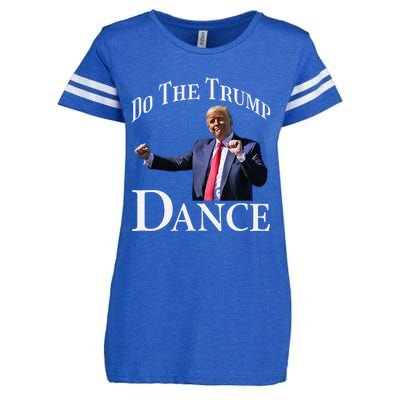 Do The Trump Dance Shuffle Political Humor Trump Dancing Enza Ladies Jersey Football T-Shirt