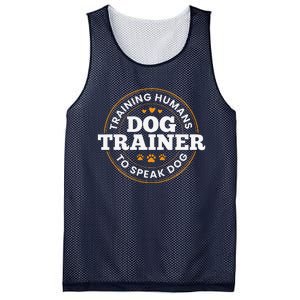 Dog Trainer Training Humans To Speak Dog Funny Dog Training Mesh Reversible Basketball Jersey Tank