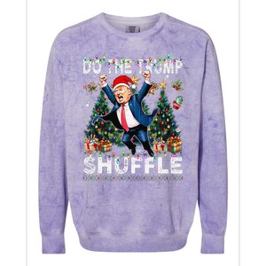 Do The Trump Shuffle Political Humor Trump Dance Fun Colorblast Crewneck Sweatshirt