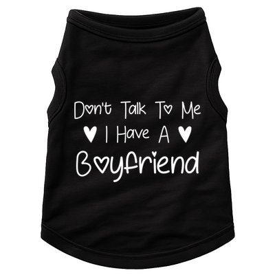 Don't Talk To Me I Have A Friend Funny Couple Friends Gift Doggie Tank