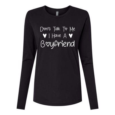 Don't Talk To Me I Have A Friend Funny Couple Friends Gift Womens Cotton Relaxed Long Sleeve T-Shirt