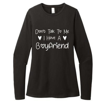 Don't Talk To Me I Have A Friend Funny Couple Friends Gift Womens CVC Long Sleeve Shirt