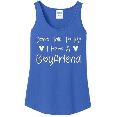 Don't Talk To Me I Have A Friend Funny Couple Friends Gift Ladies Essential Tank