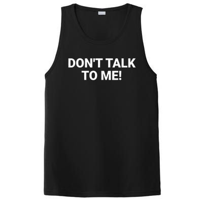 DON'T TALK TO ME Funny Anti Social Introvert PosiCharge Competitor Tank