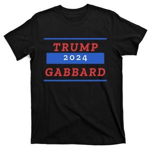 Donald Trump Tulsi Gabbard 2024 Conservative Us Flag T-Shirt