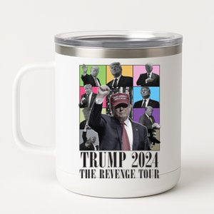 Donald Trump The Revenge 2024 12 oz Stainless Steel Tumbler Cup