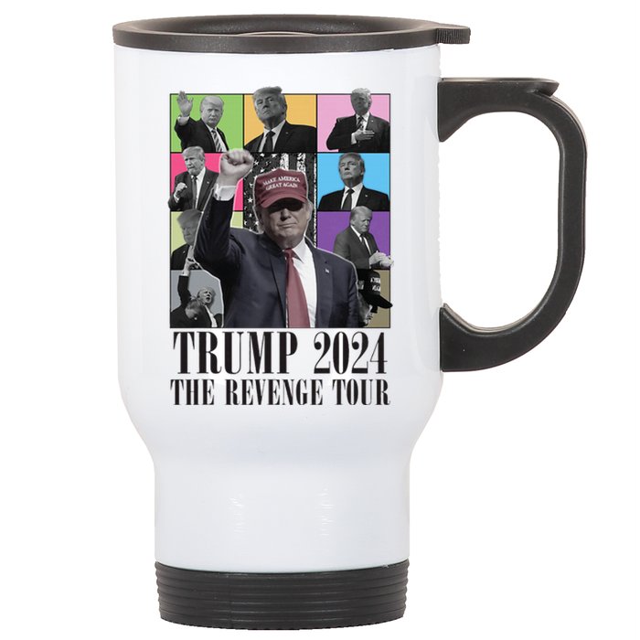 Donald Trump The Revenge 2024 Stainless Steel Travel Mug