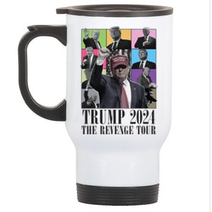 Donald Trump The Revenge 2024 Stainless Steel Travel Mug