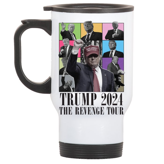 Donald Trump The Revenge 2024 Stainless Steel Travel Mug