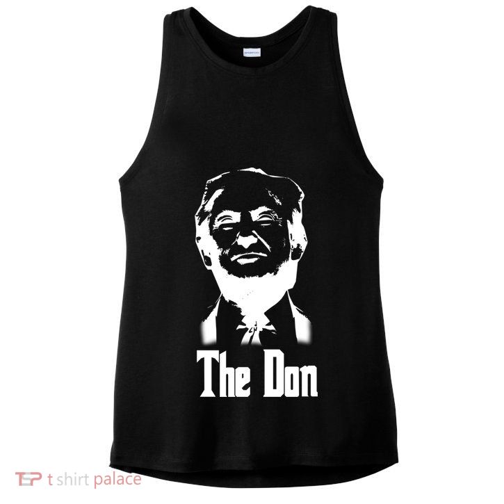 Donald Trump The Don Godfather Ladies PosiCharge Tri-Blend Wicking Tank