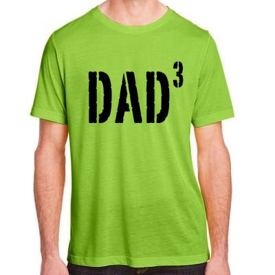 Dad To The Third Power Adult ChromaSoft Performance T-Shirt