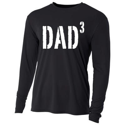 Dad To The Third Power Cooling Performance Long Sleeve Crew