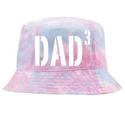 Dad To The Third Power Tie-Dyed Bucket Hat