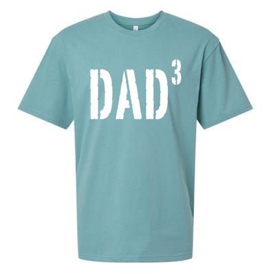 Dad To The Third Power Sueded Cloud Jersey T-Shirt