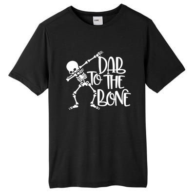 Dab To The Bone Funny Halloween Skeleton Gift Tall Fusion ChromaSoft Performance T-Shirt