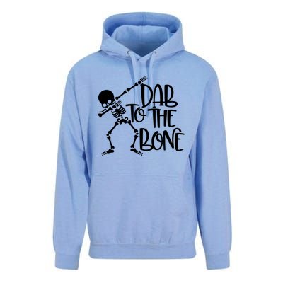 Dab To The Bone Funny Halloween Skeleton Gift Unisex Surf Hoodie