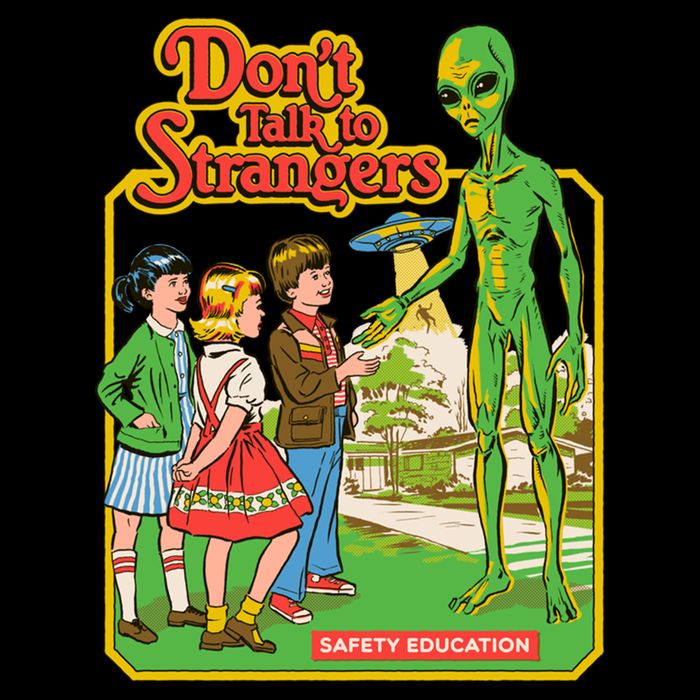Don't Talk To Strangers Sustainable Bucket Hat