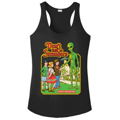 Don't Talk To Strangers Ladies PosiCharge Competitor Racerback Tank