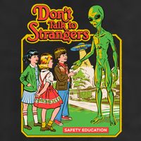 Don't Talk To Strangers Golf Towel