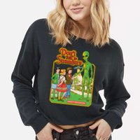 Don't Talk To Strangers Cropped Pullover Crew