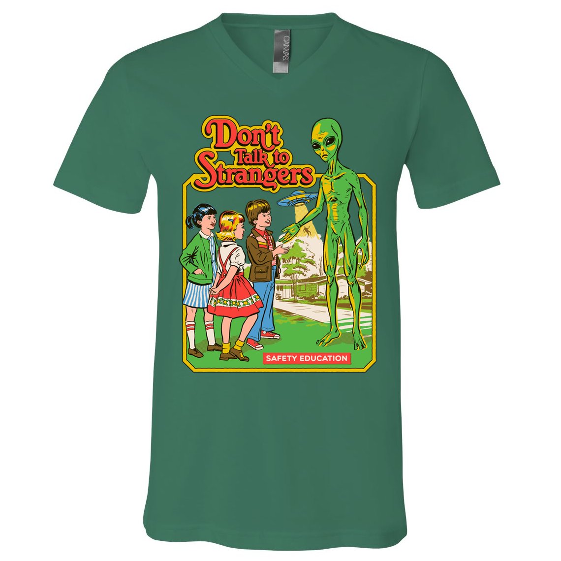 Don't Talk To Strangers V-Neck T-Shirt