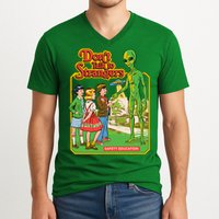 Don't Talk To Strangers V-Neck T-Shirt