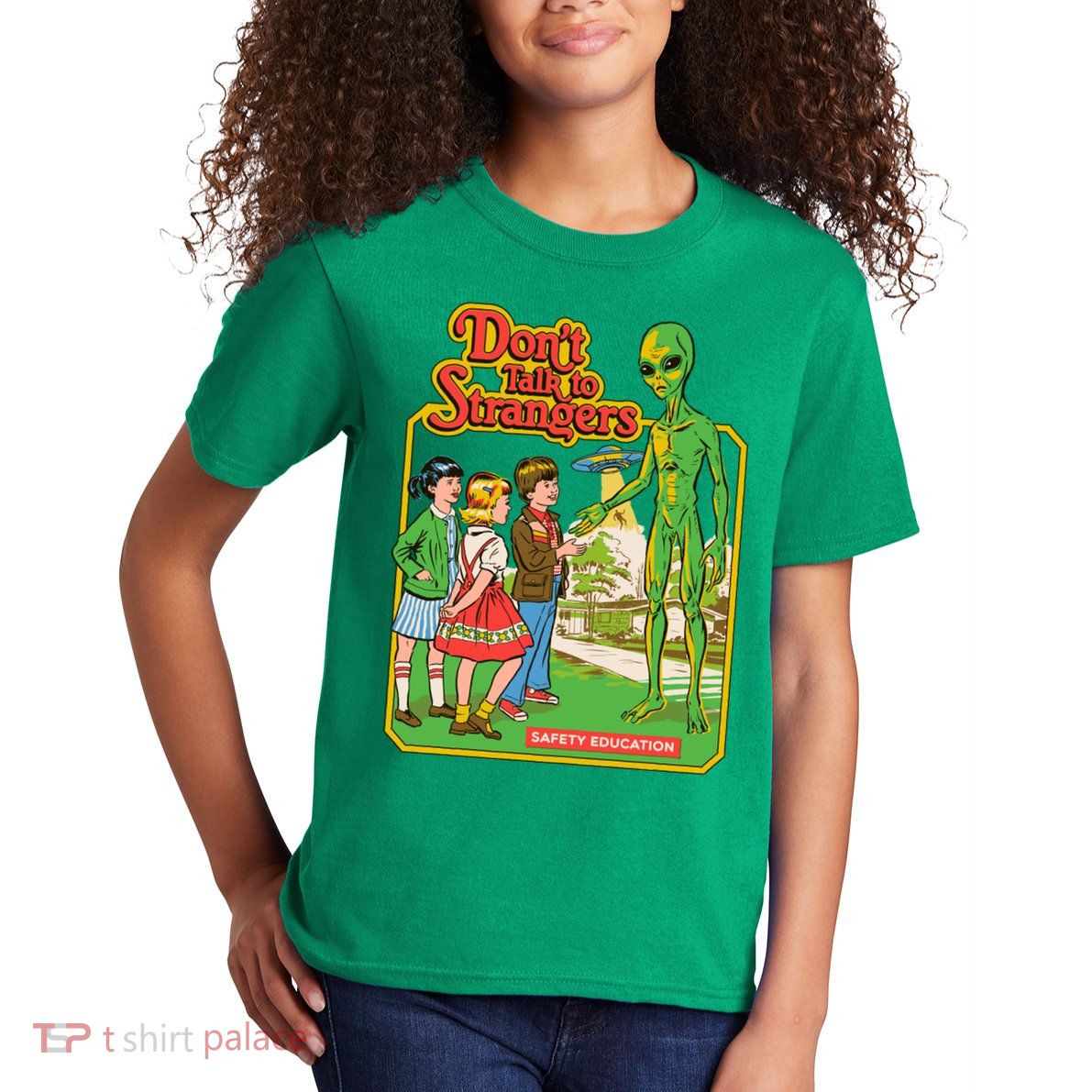 Don't Talk To Strangers Kids T-Shirt