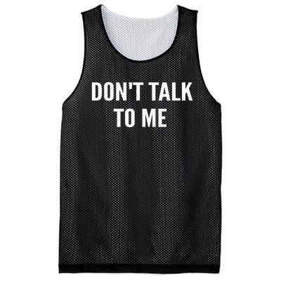 DonT Talk To Me Mesh Reversible Basketball Jersey Tank