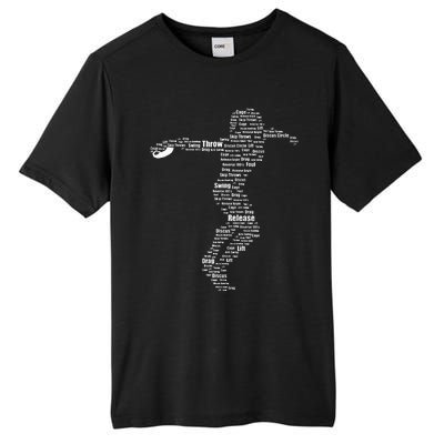 Discus Thrower Technique Athletic  Discus Throwing Tall Fusion ChromaSoft Performance T-Shirt