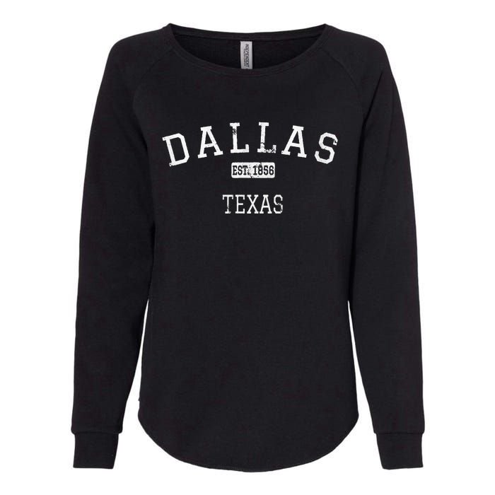 Dallas Texas TX Vintage Womens California Wash Sweatshirt